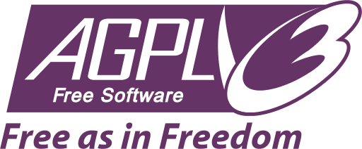 AGPLv3 license icon